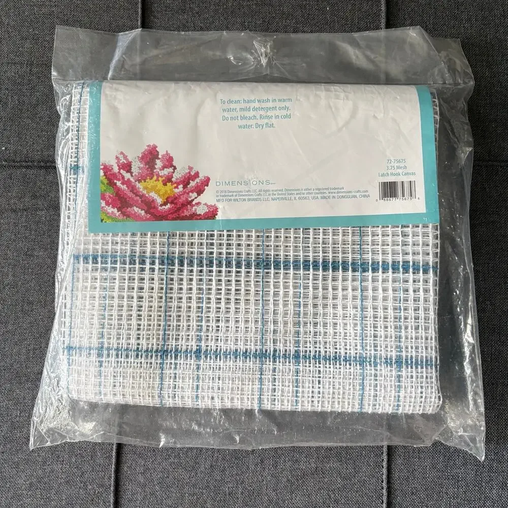 Dimensions NWT Latch Hook Canvas 3.75 Mesh Blank Canvas Make Your Own Design